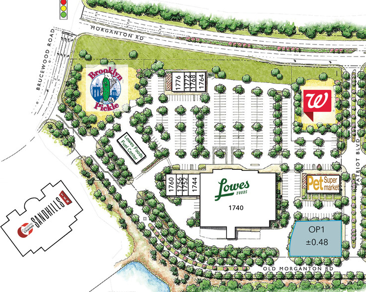 1752 Old Morganton Rd, Southern Pines, NC for lease - Site Plan - Image 3 of 3