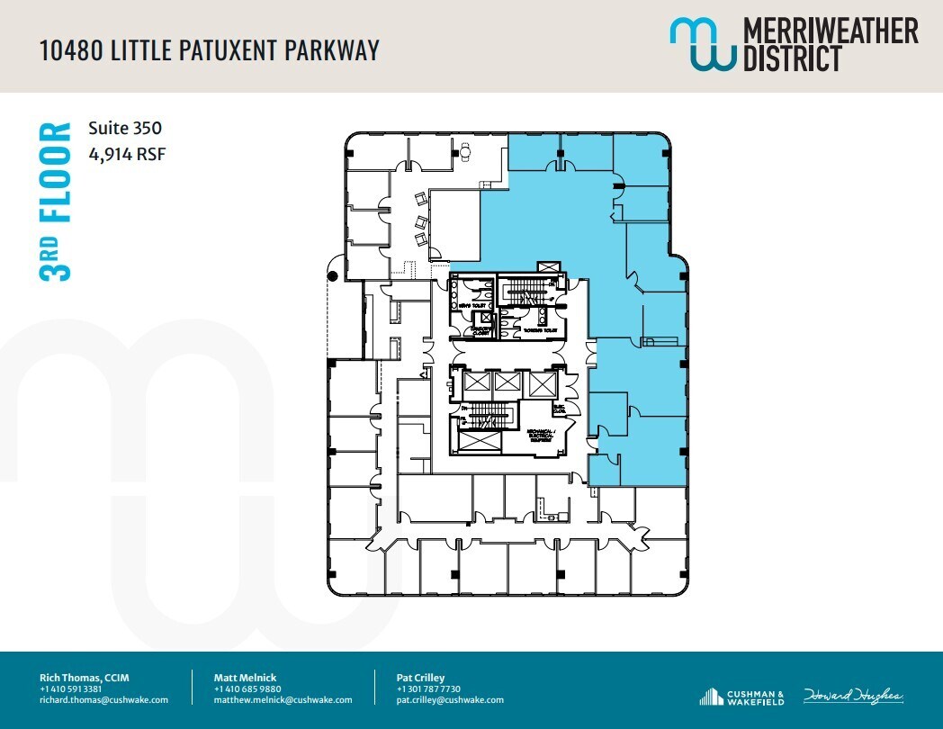 10480 Little Patuxent Pky, Columbia, MD for lease Floor Plan- Image 1 of 1