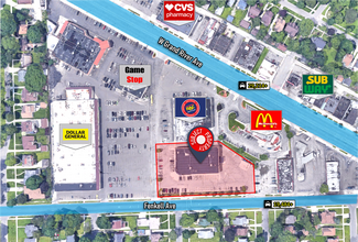 18430 Fenkell St, Detroit, MI - AERIAL  map view