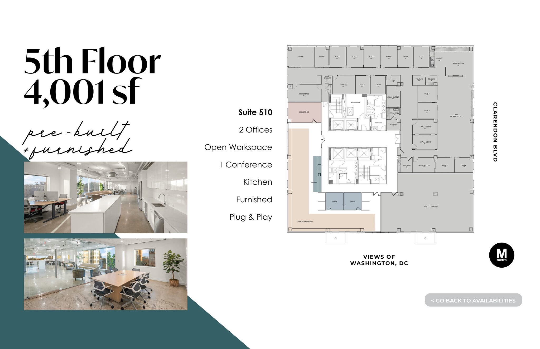 3100 Clarendon Blvd, Arlington, VA for lease Floor Plan- Image 1 of 3