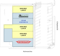 3514-3520 S Shepherd Dr, Houston, TX for lease Site Plan- Image 1 of 1