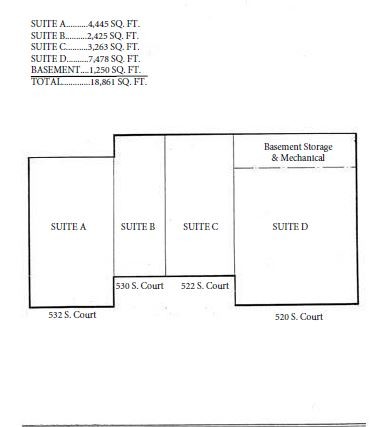 520 S Court St, Montgomery, AL for sale - Typical Floor Plan - Image 3 of 5