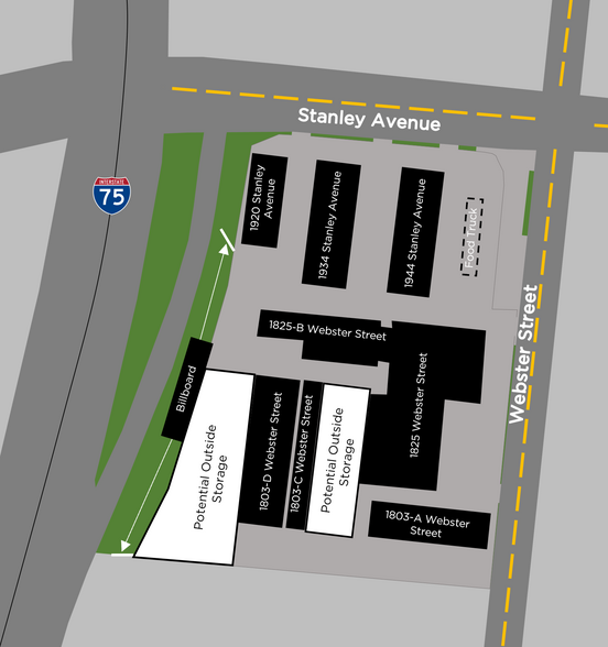 Stanley/Webster Industrial Complex portfolio of 5 properties for sale on LoopNet.com - Site Plan - Image 2 of 7