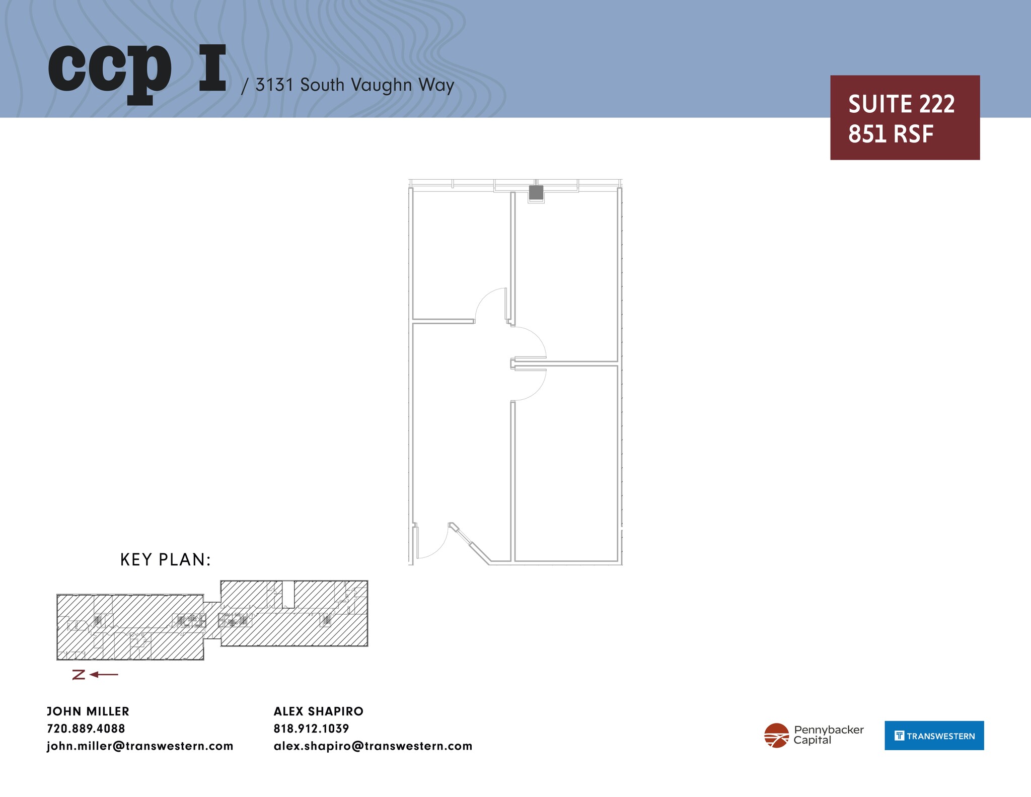 3131 S Vaughn Way, Aurora, CO for lease Site Plan- Image 1 of 2