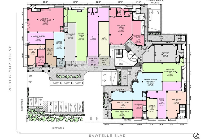 11301 W Olympic Blvd, Los Angeles, CA for lease - Floor Plan - Image 2 of 10