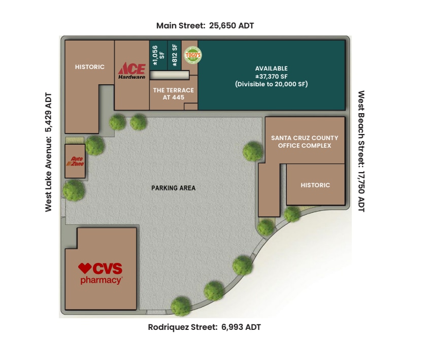 407 Main St, Watsonville, CA for lease Floor Plan- Image 1 of 1