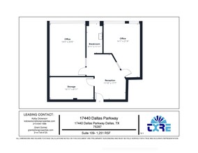 17440 N Dallas Pky, Dallas, TX for lease Floor Plan- Image 1 of 1