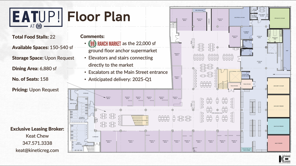 3711 Main St, Flushing, NY for lease - Floor Plan - Image 2 of 7