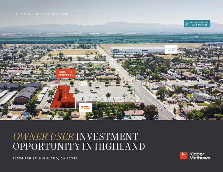 26554 9th st, Highland, CA for sale - Building Photo - Image 1 of 5