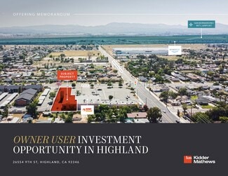 More details for 26554 9th st, Highland, CA - Retail for Sale