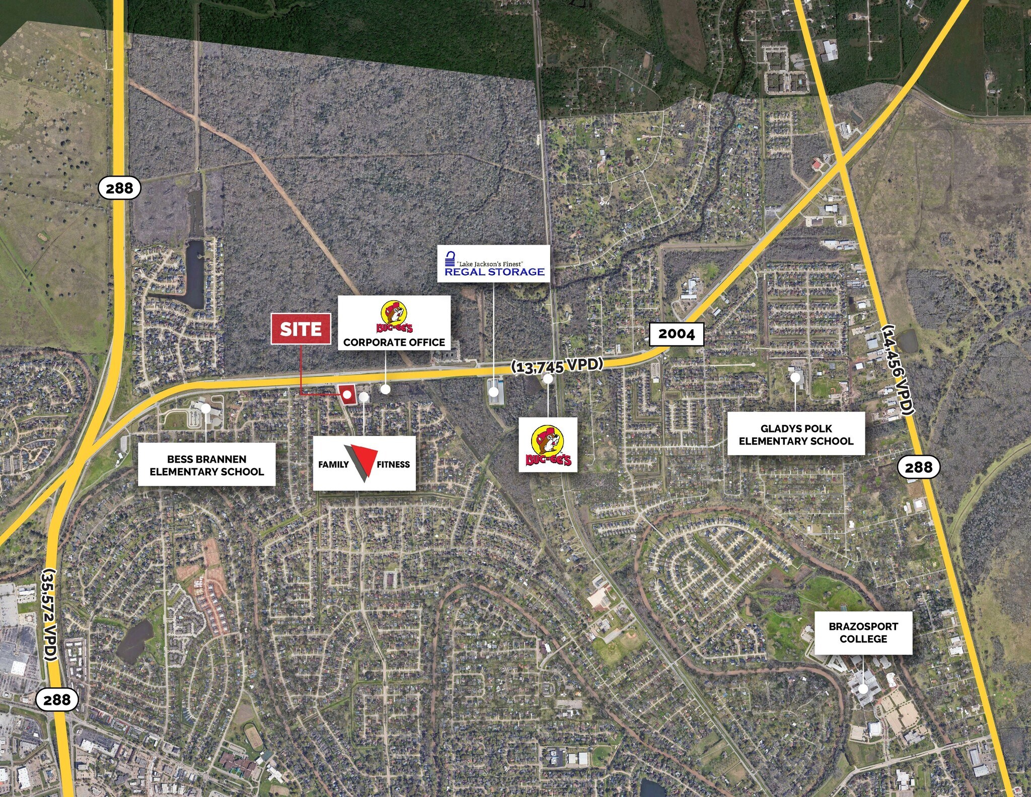 FM 2004, Lake Jackson, TX for sale Building Photo- Image 1 of 6