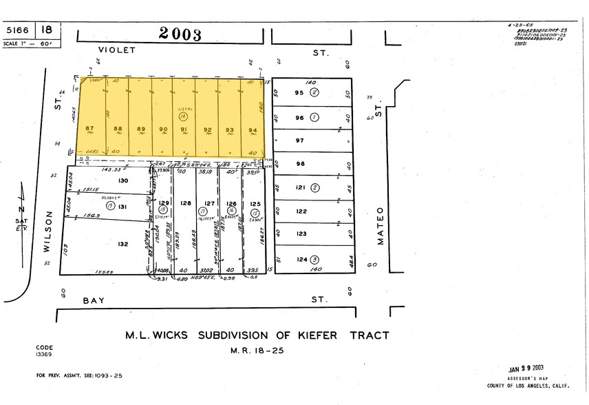 1920 Violet St, Los Angeles, CA for lease - Plat Map - Image 2 of 2