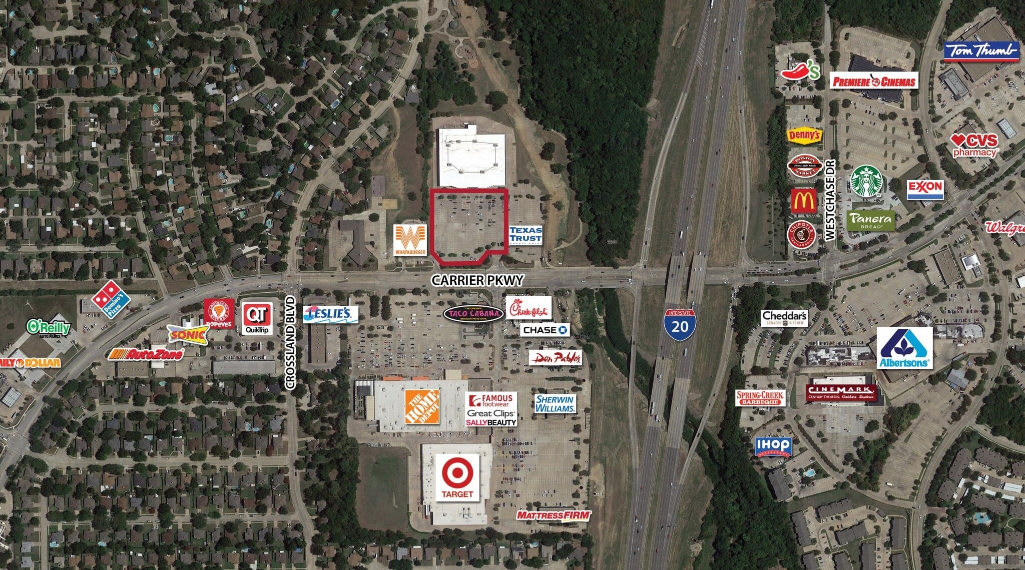 3865 S Carrier Pky, Grand Prairie, TX for lease Aerial- Image 1 of 3