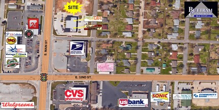 3011 S Main St, Joplin, MO - aerial  map view