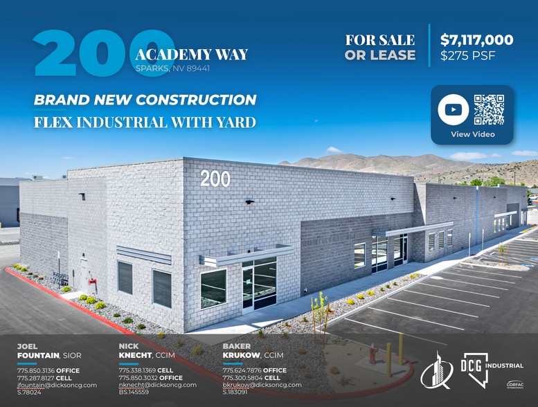 200 Academy Way, Sparks, NV for lease - Building Photo - Image 1 of 2