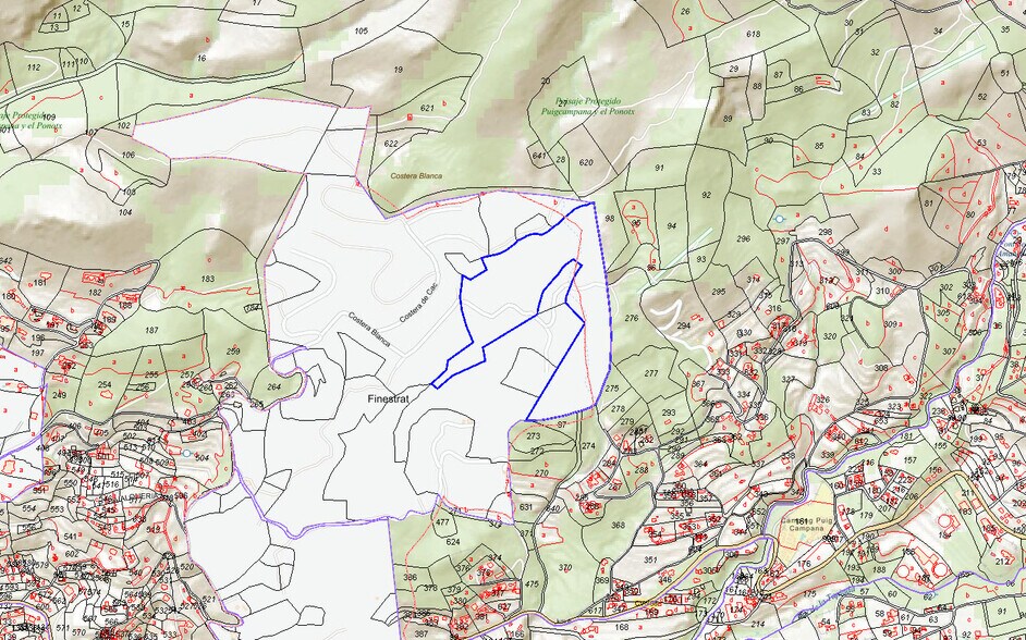 Land in Finestrat for sale - Floor Plan - Image 1 of 4