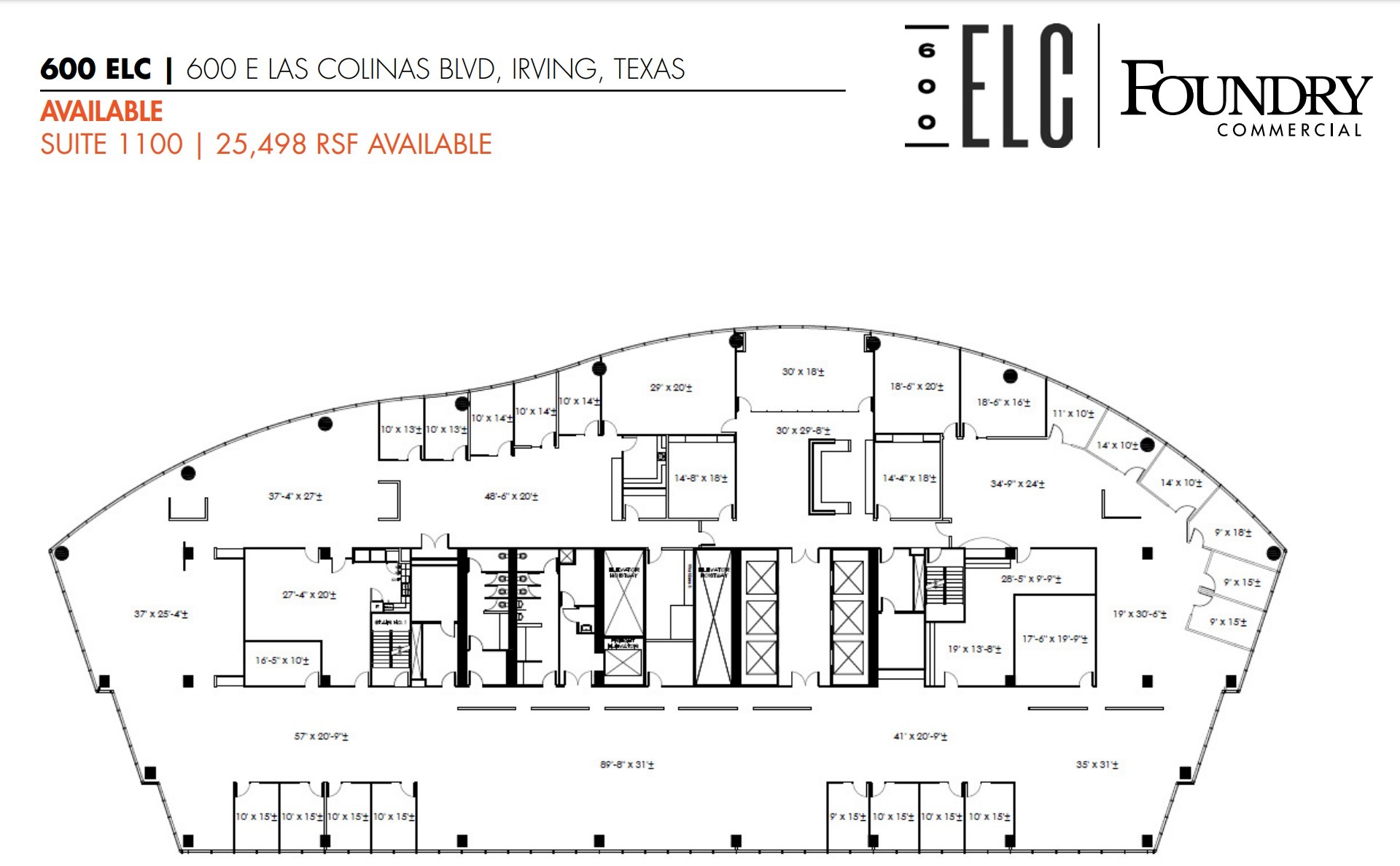 600 E Las Colinas Blvd, Irving, TX for lease Floor Plan- Image 1 of 1