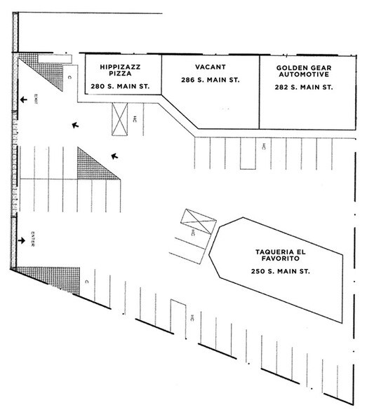 S Main St Redevelopment Opportunity portfolio of 3 properties for sale on LoopNet.com - Site Plan - Image 3 of 4