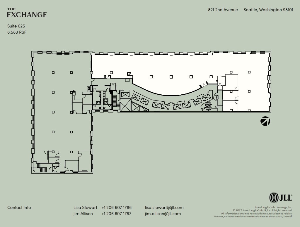 821 2nd Ave, Seattle, WA for lease Floor Plan- Image 1 of 1