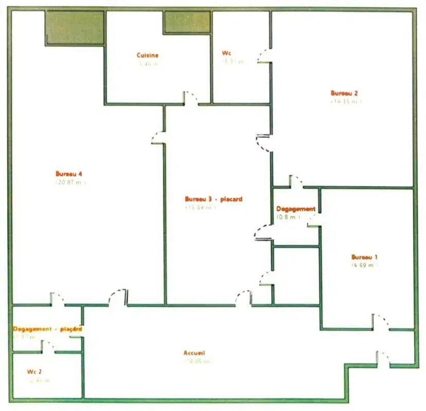 Paris, PAR 75015 -  -  - Floor Plan - Image 1 of 2
