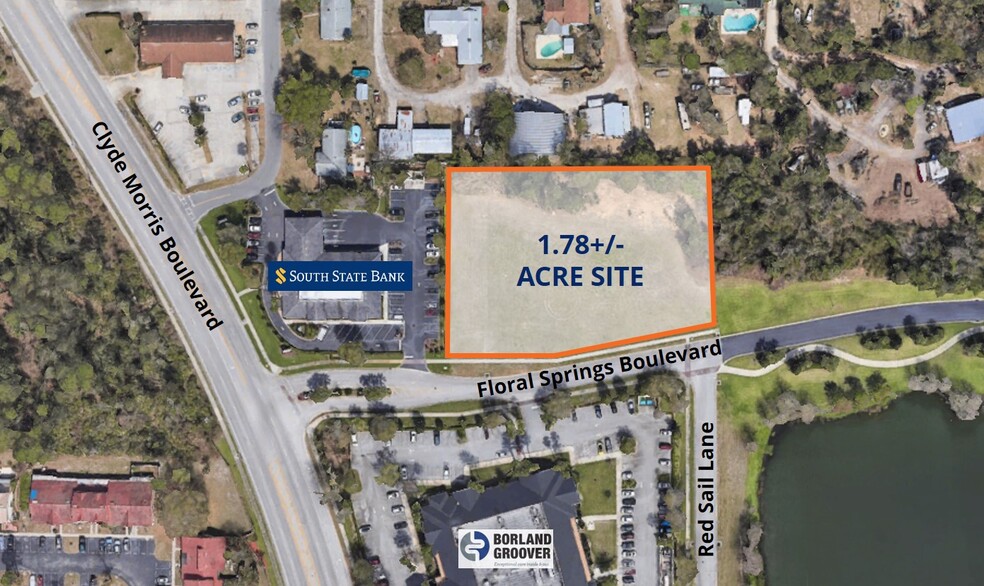 Clyde Morris Blvd & Floral Springs Blvd, Port Orange, FL for sale - Aerial - Image 1 of 2