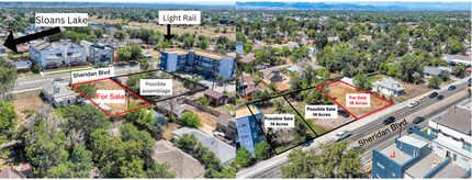 1339 Sheridan Blvd, Lakewood, CO - AERIAL  map view