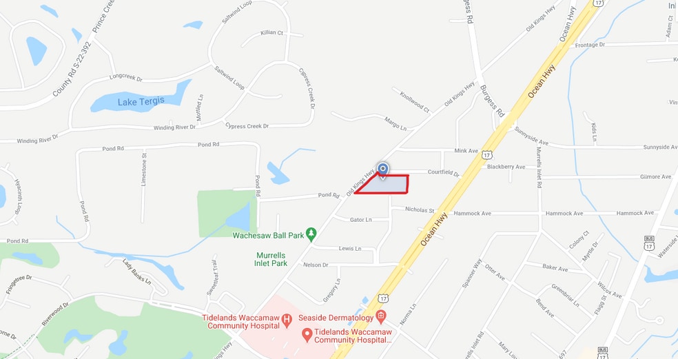 115 Courtfield Dr Is Vacant Land In Murrells Inlet Sc, Murrells Inlet, SC for sale - Building Photo - Image 3 of 8