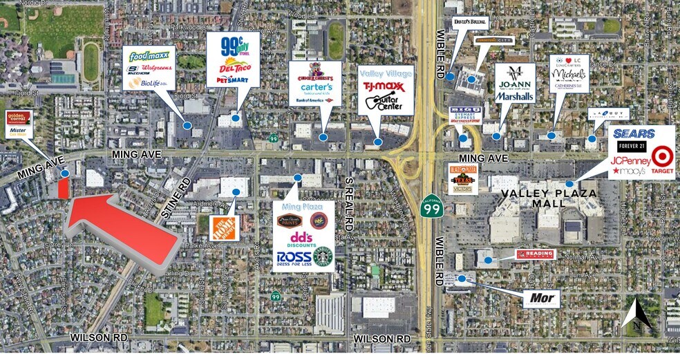 5001 Ming Ave, Bakersfield, CA for sale - Building Photo - Image 2 of 7