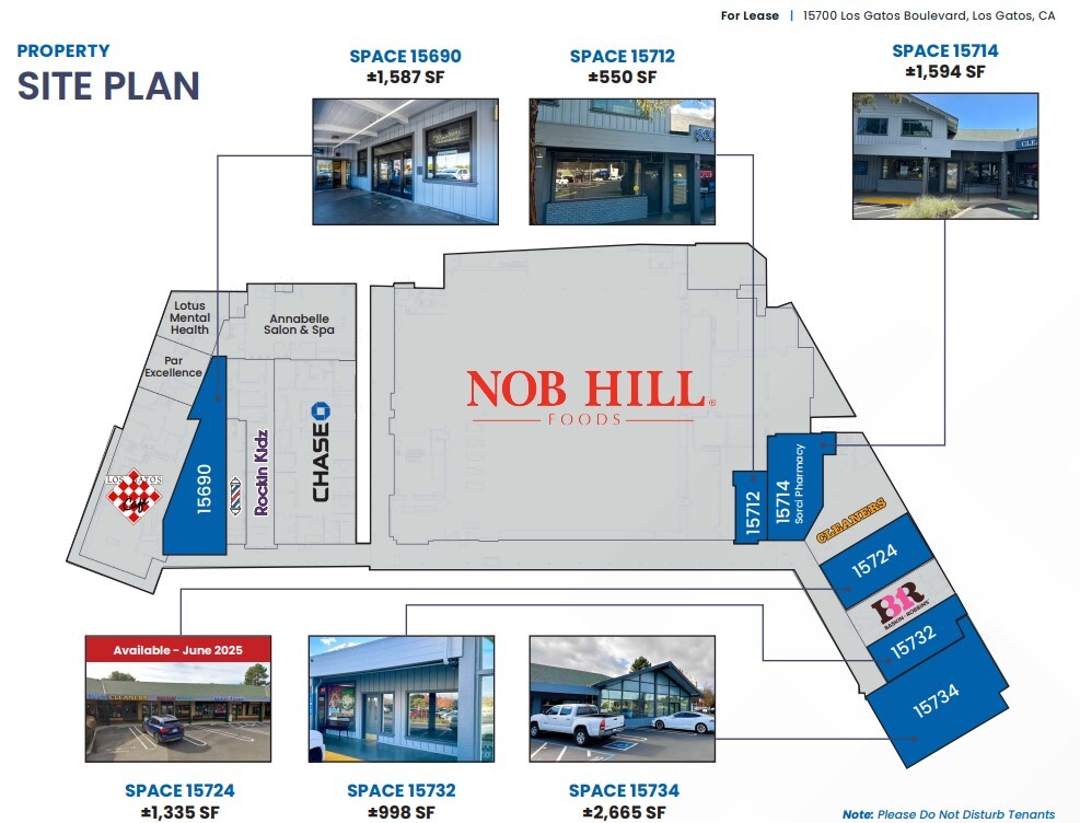 15662-15732 Los Gatos Blvd, Los Gatos, CA for lease Site Plan- Image 1 of 1