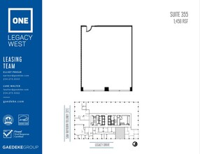 7950 Legacy Dr, Plano, TX for lease Floor Plan- Image 1 of 2