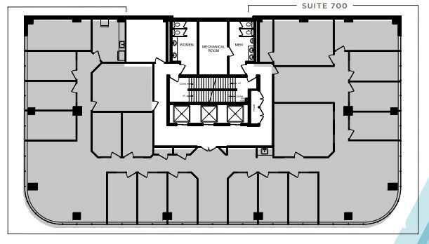 855 8th Ave SW, Calgary, AB for lease Floor Plan- Image 1 of 1