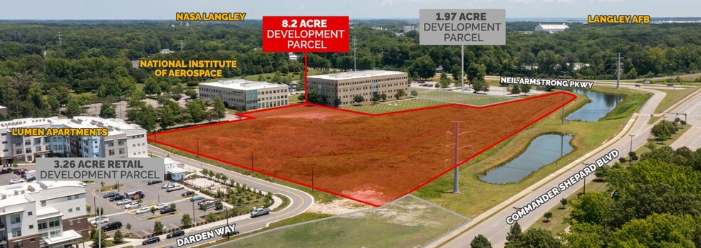 Floyd Thompson Blvd at Exploration Way, Hampton, VA for sale - Building Photo - Image 1 of 1