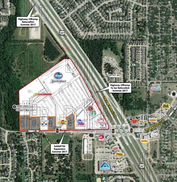 NWC Sublett Rd & Hwy 287, Arlington, TX 76017