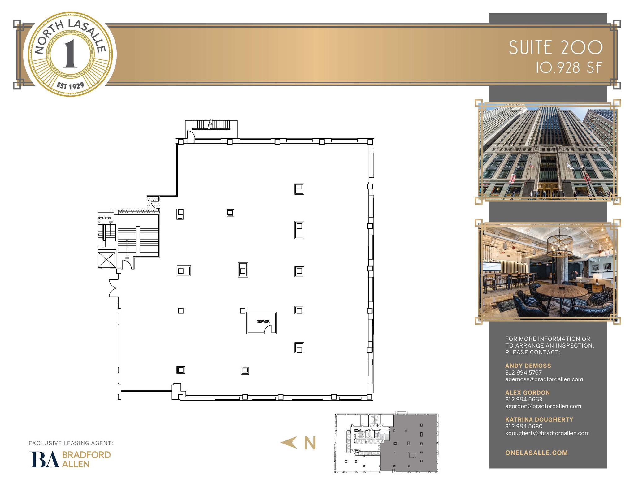 1 N La Salle St, Chicago, IL for lease Floor Plan- Image 1 of 6