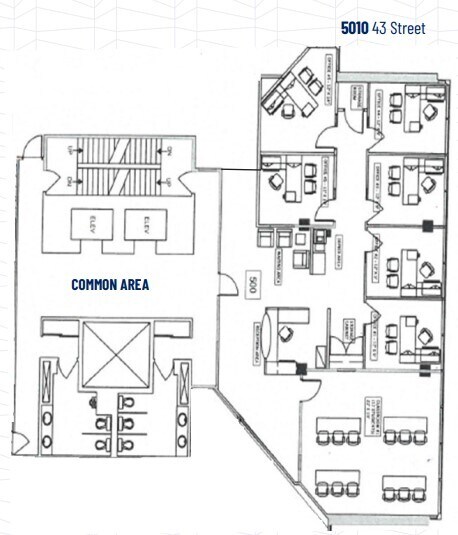5010 43rd St, Red Deer, AB for lease Floor Plan- Image 1 of 1