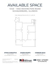 1305 Remington Rd, Schaumburg, IL for lease Floor Plan- Image 1 of 2