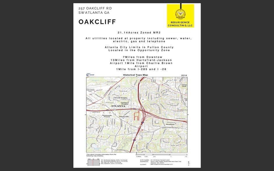 257 Oakcliff, Atlanta, GA for sale - Building Photo - Image 1 of 1