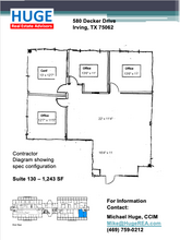 580 Decker Dr, Irving, TX for lease Floor Plan- Image 1 of 1