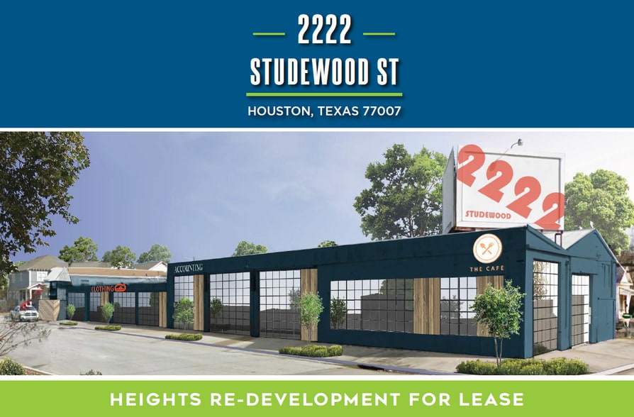 2222 Studewood St, Houston, TX for lease - Building Photo - Image 1 of 3
