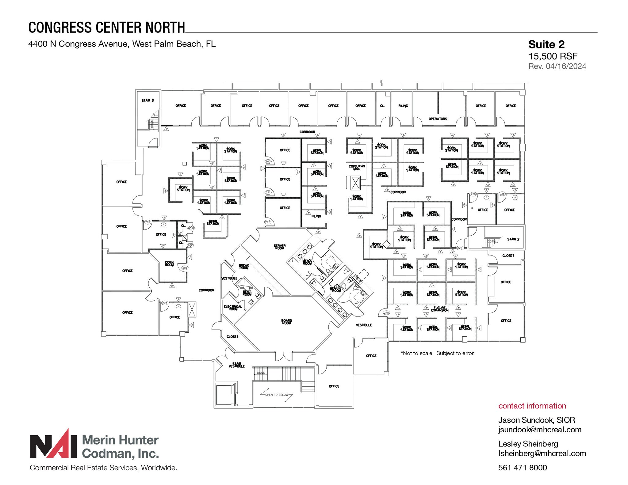 4400 N Congress Ave, West Palm Beach, FL for sale Floor Plan- Image 1 of 1