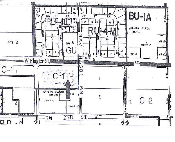 10900 W Flagler St, Miami, FL for lease - Plat Map - Image 2 of 8