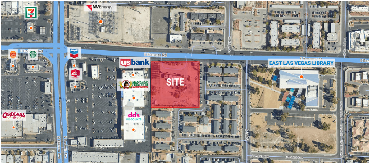 2700 E Bonanza Rd, Las Vegas, NV for lease - Aerial - Image 1 of 2