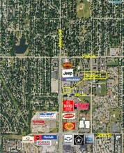 8815-8829 Metcalf Ave, Overland Park, KS - aerial  map view