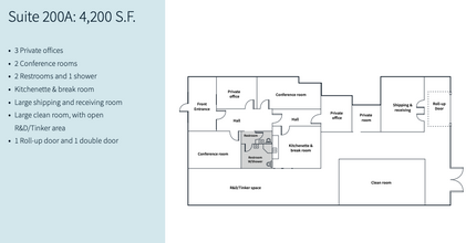 3925-3945 Bohannon Dr, Menlo Park, CA for lease Floor Plan- Image 2 of 2