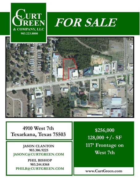 4910 W 7th St, Texarkana, TX for sale - Building Photo - Image 1 of 1