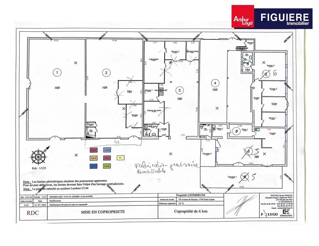 705 Avenue De L'Europe, Saint-Cannat, BDR 13760 - Unit 1 - - Floor Plan - Image 1 of 10