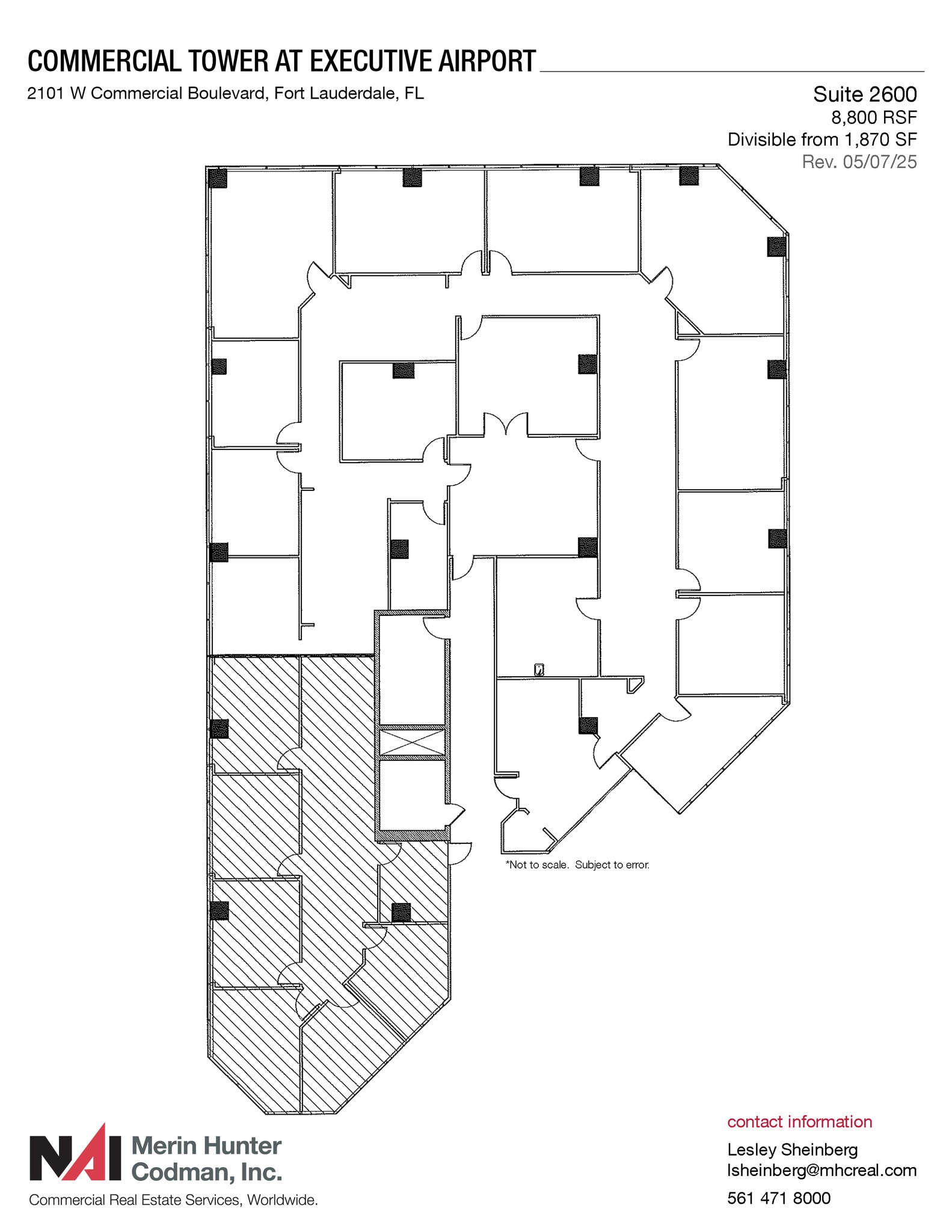 2101 W Commercial Blvd, Fort Lauderdale, FL for lease Floor Plan- Image 1 of 1