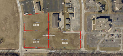 Hauenstein Road Rd, Huntington, IN - aerial  map view