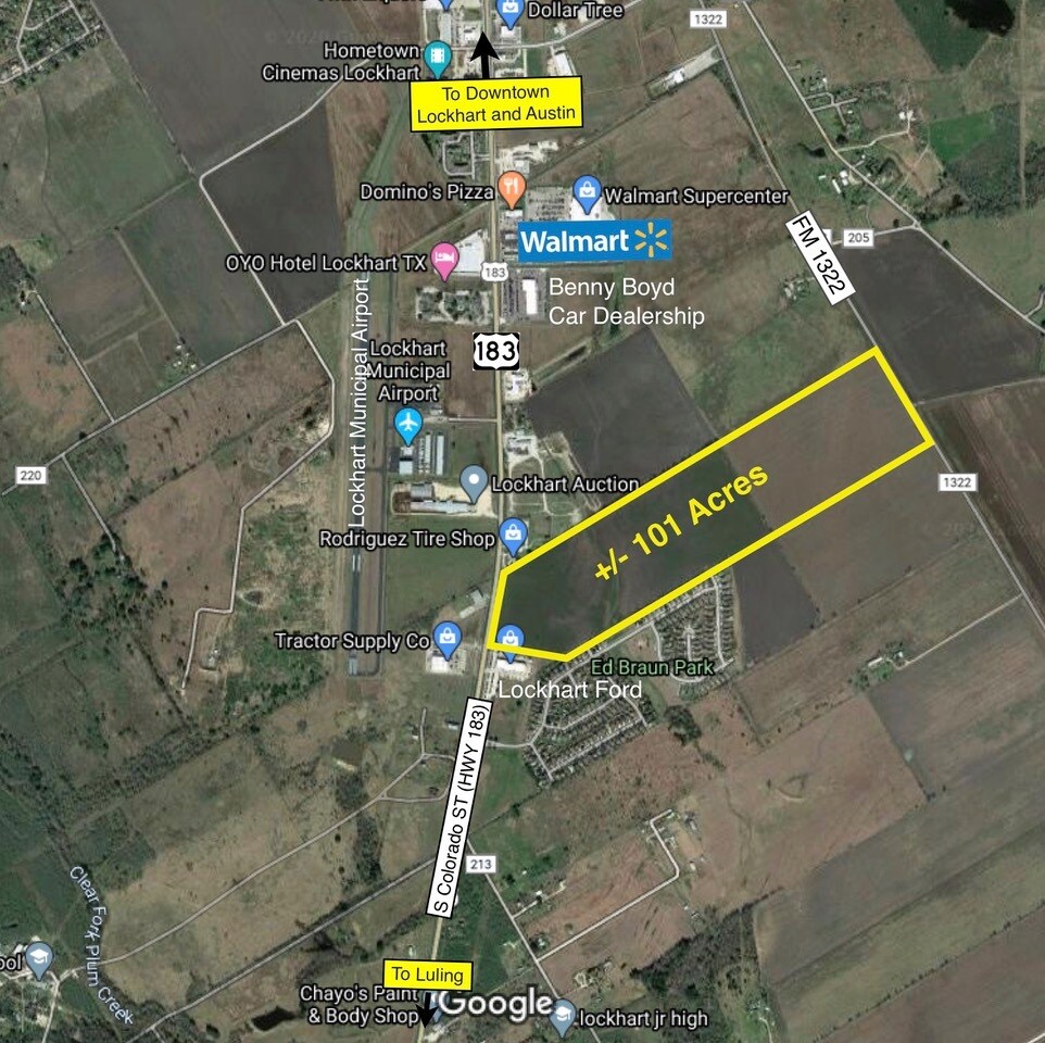 Hwy 183, Lockhart, TX 78644 Land for Sale