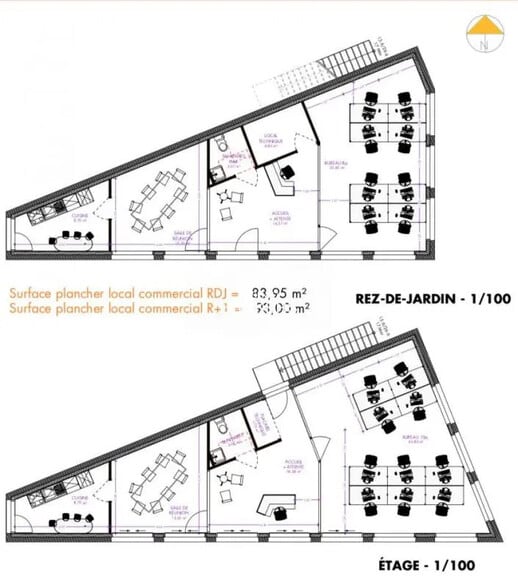 Office in Crolles for lease - Floor Plan - Image 3 of 4